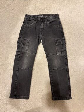 Steve’s Jeans Black Cargo Boys Jean